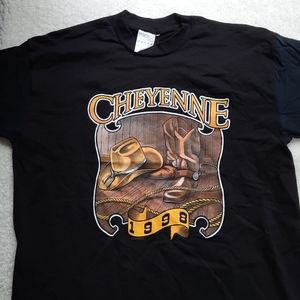 Vintage An American Tradition Cheyenne 1998 Tee